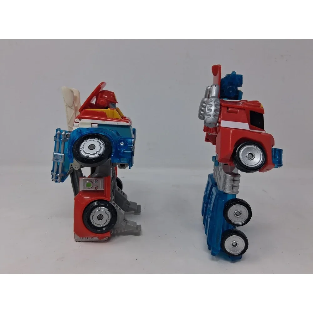 Playskool Heroes Transformers Rescue Bots Energize Optimus Prime Heatwave Lot